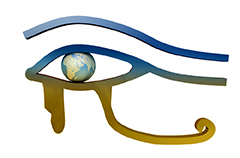 eye of horus with globe