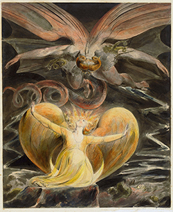 The Great Red Dragon and the Woman Clothed in Sun - William Blake